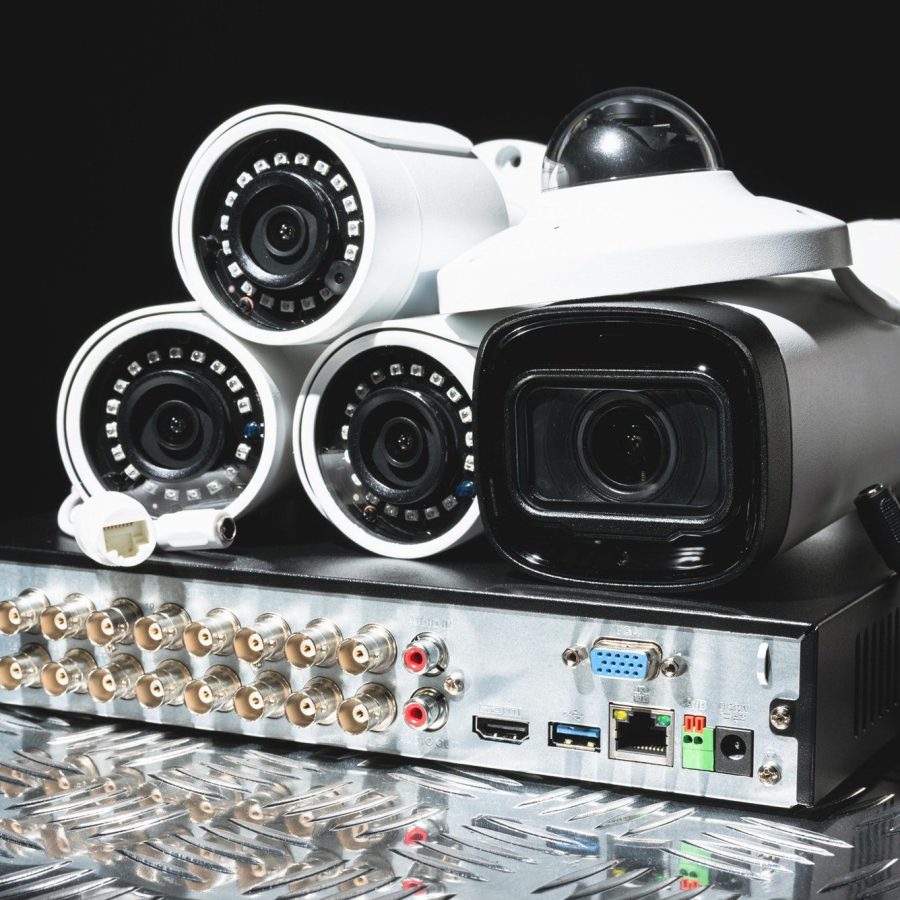 CCTV camera system, home security system concept, Security camera. CCTV camera system, home security system concept, Security camera.